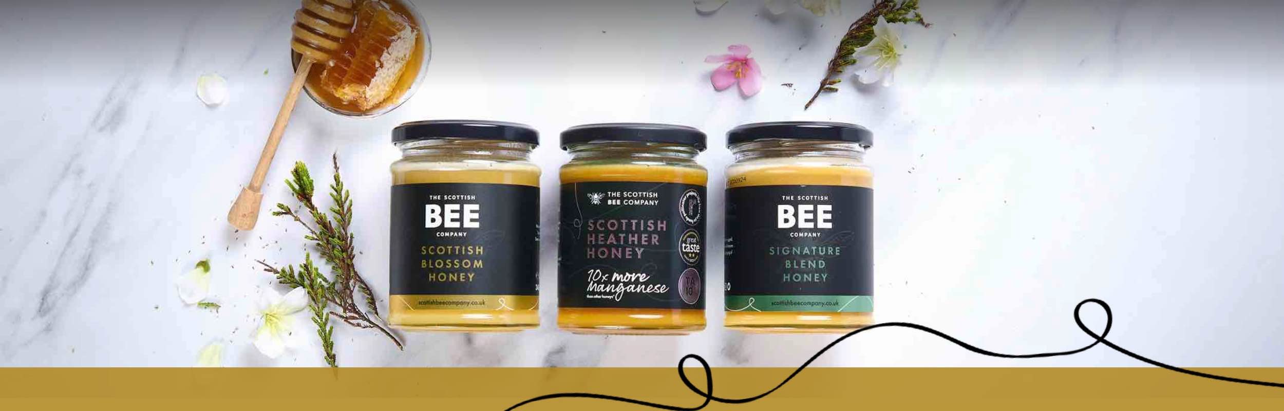 pure Scottish honey collection