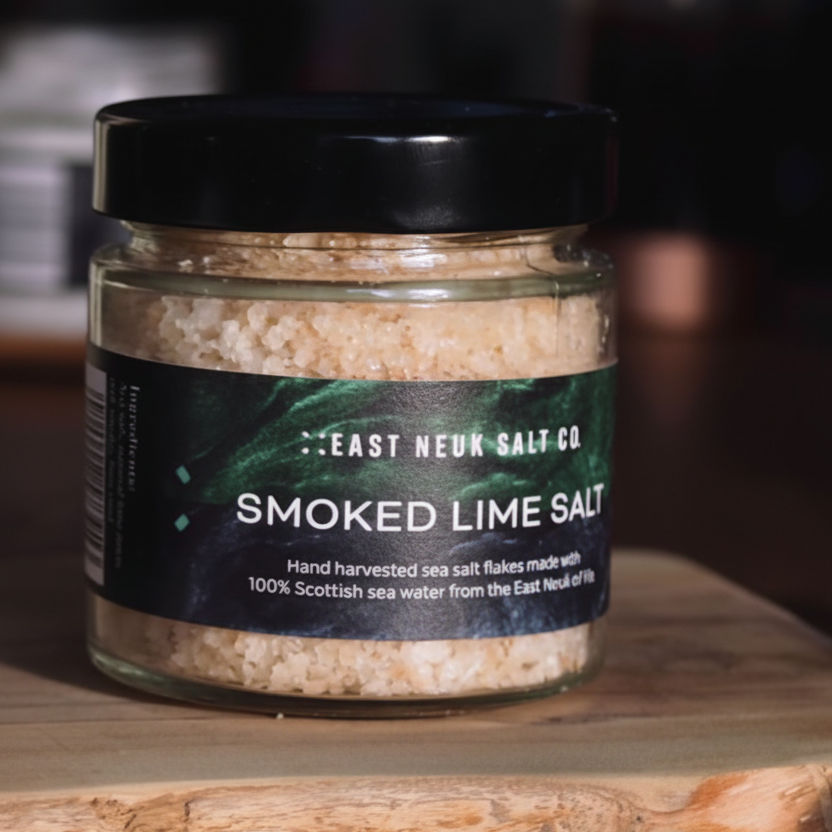 East Neuk Salt Co. Smoked Lime Sea Salt 150g