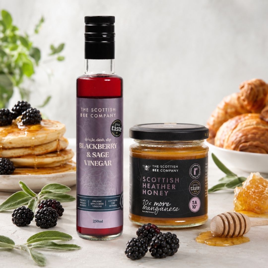 Heather Honey & Blackberry Sage Vinegar Bundle