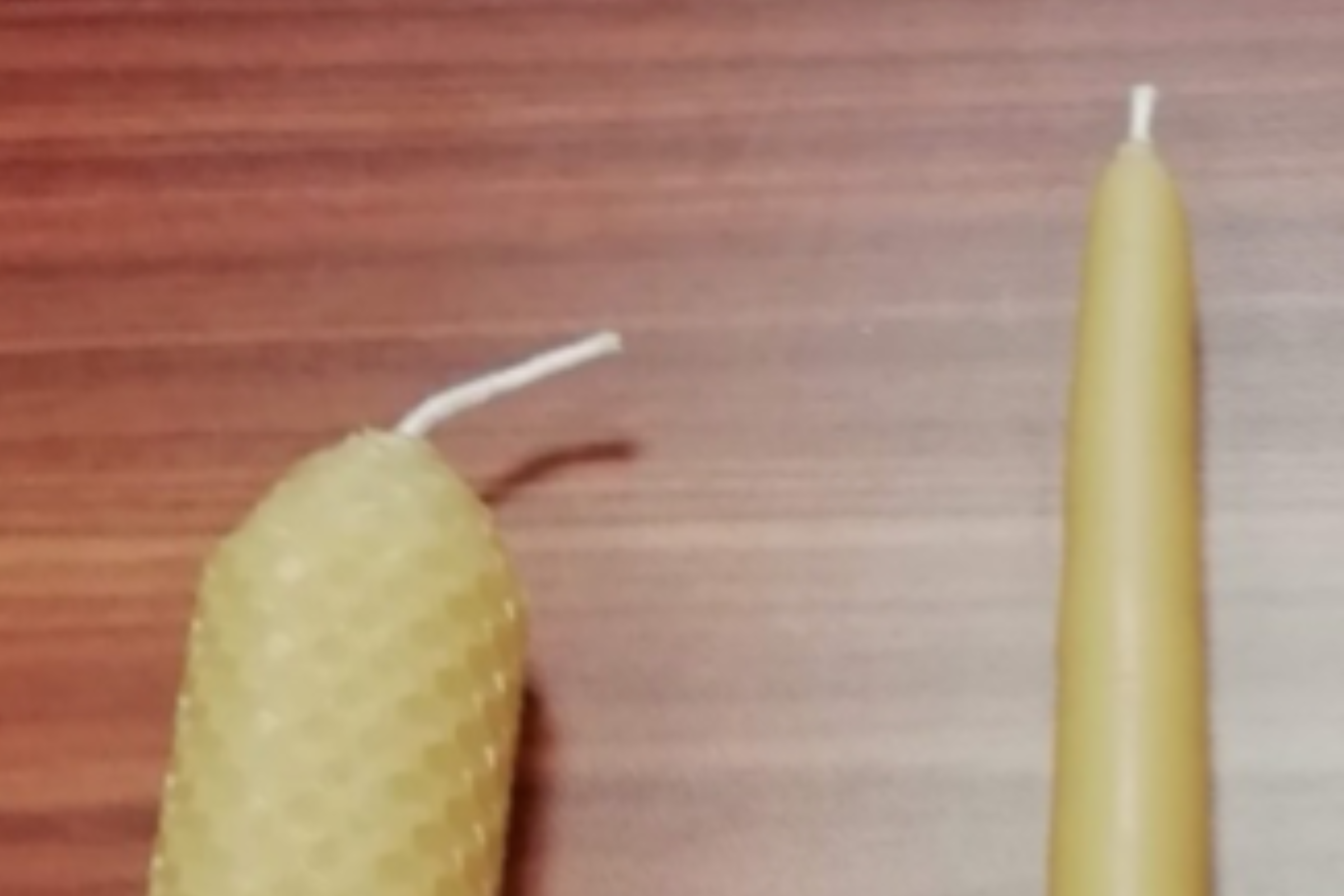 beeswax candles