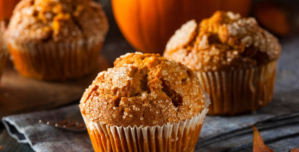 Pumpkin and Apple Muffins