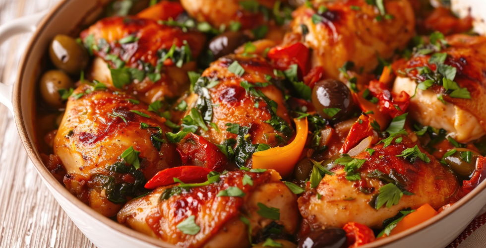 Chicken Basque