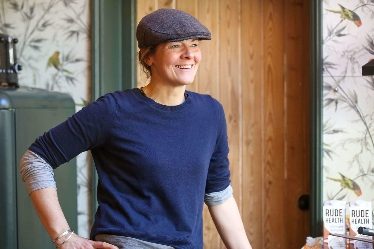 Polly Baldwin founder of Jolly Allotment
