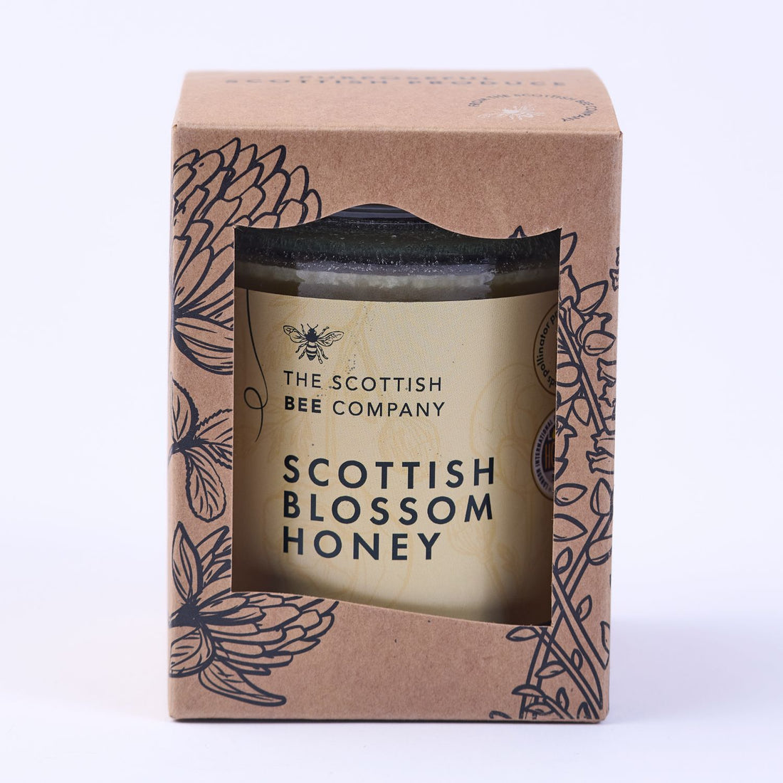 Scottish Blossom Honey 340g gift packaging