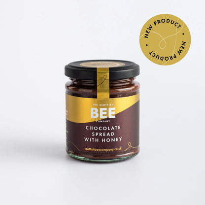 New Product Chocolate Spread with Honey from The Scottish Bee Company
