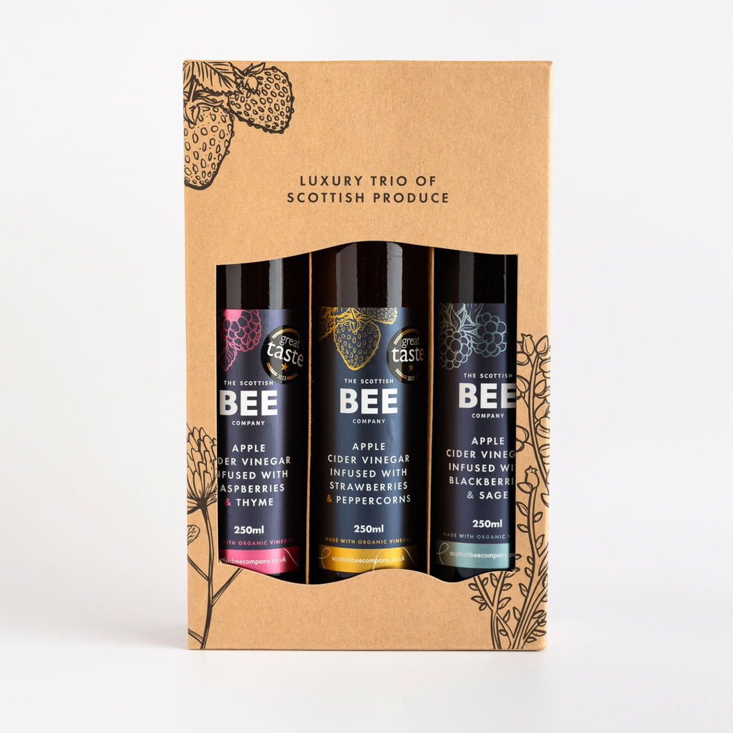 Apple Cider Vinegar Collection in bespoke recyclable gift box